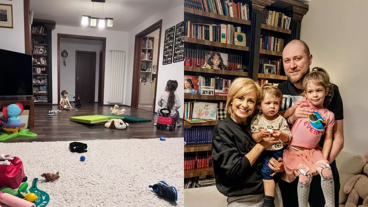 Imagini cu casa în care Simona Gherghe locuiește cu familia. Vila e în Corbeanca, într-un complex construit de Cristian Țânțăreanu