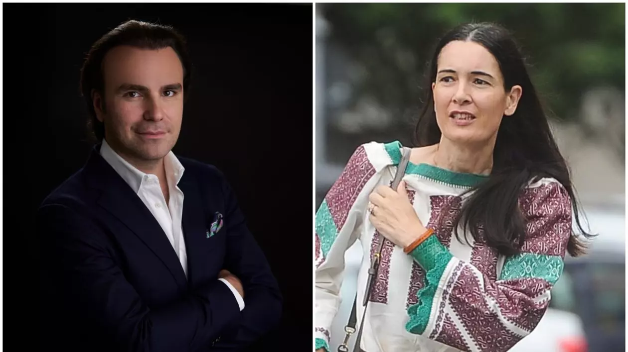 Colaj foto Dinu Gheorghe și Clotilde Armand