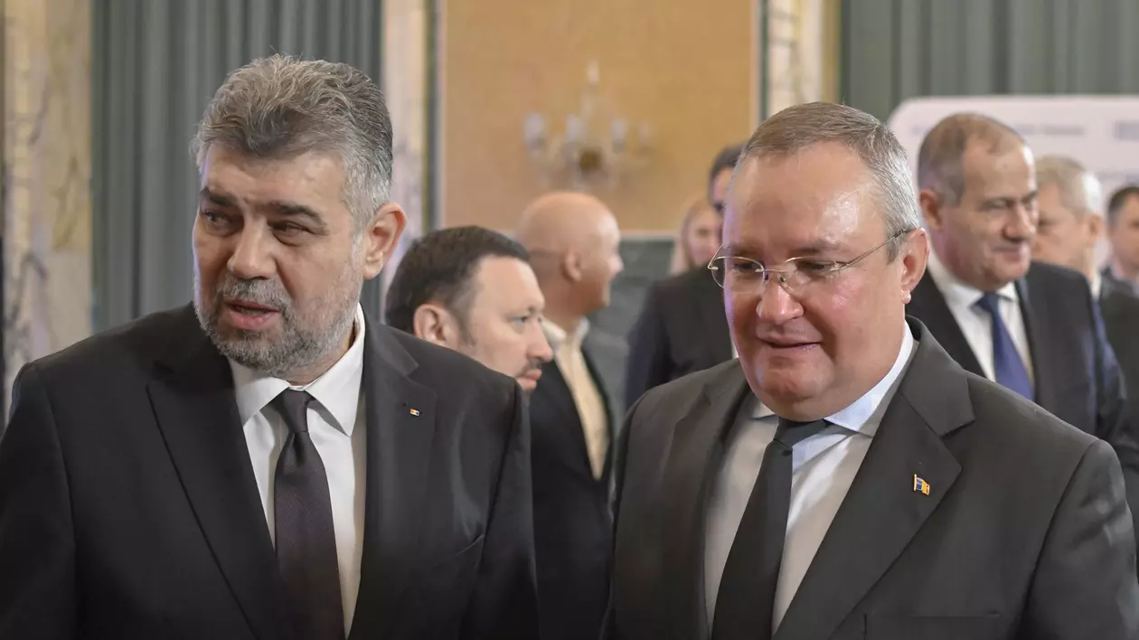 Marcel Ciolacu și Nicolae Ciucă au condus Guvernul în perioade scurte de austeritate bugetară FOTO Hepta