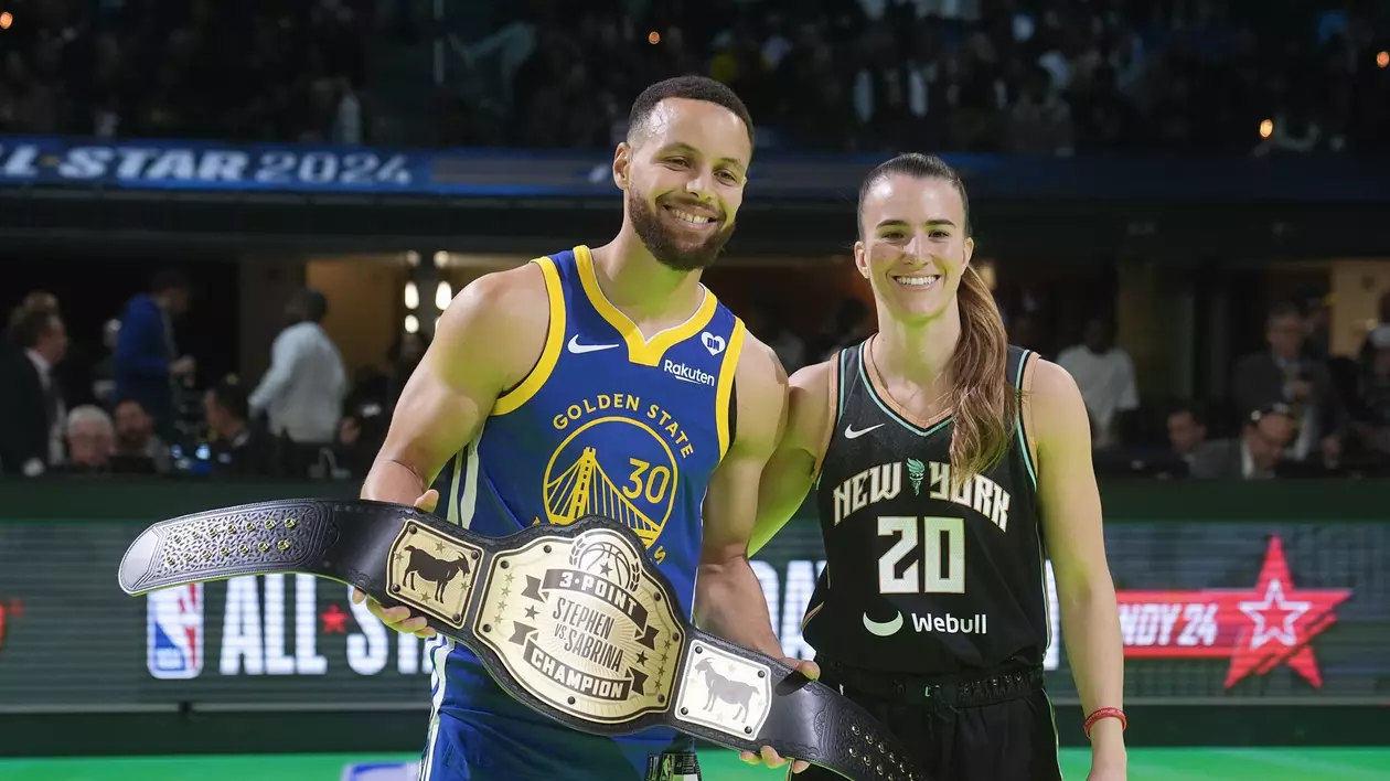 Sabrina Ionescu, starul WNBA de origine română, confruntare directă cu Stephen Curry, vedeta NBA. Cine a câștigat