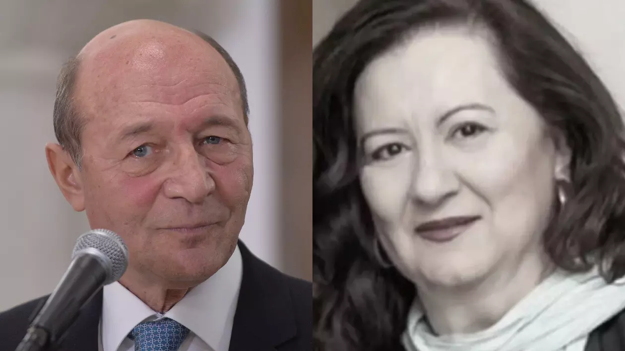 Traian Băsescu, omagiu pentru Mioara Roman, la priveghi. Gestul făcut de fostul președinte