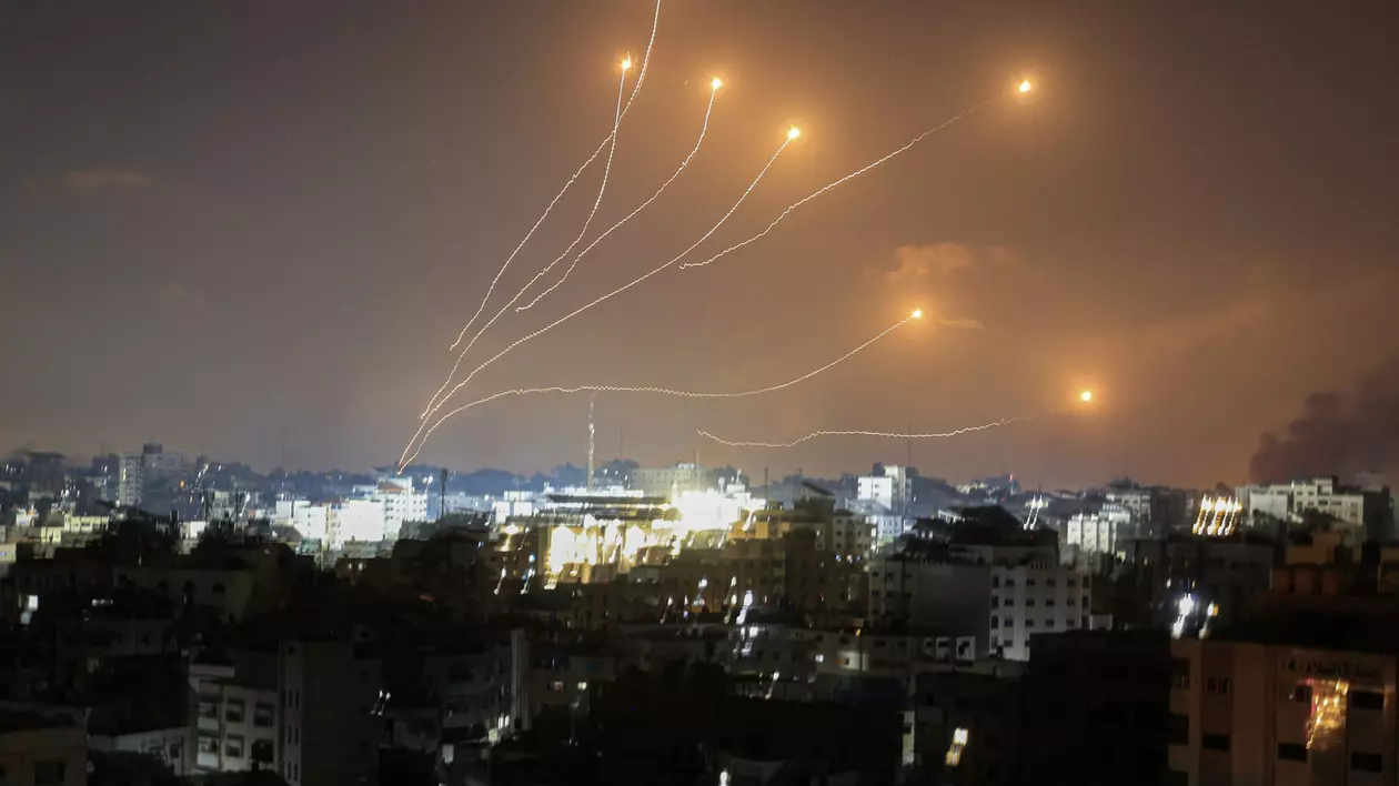 Sistemul Iron Dome în acțiune FOTO Profimedia