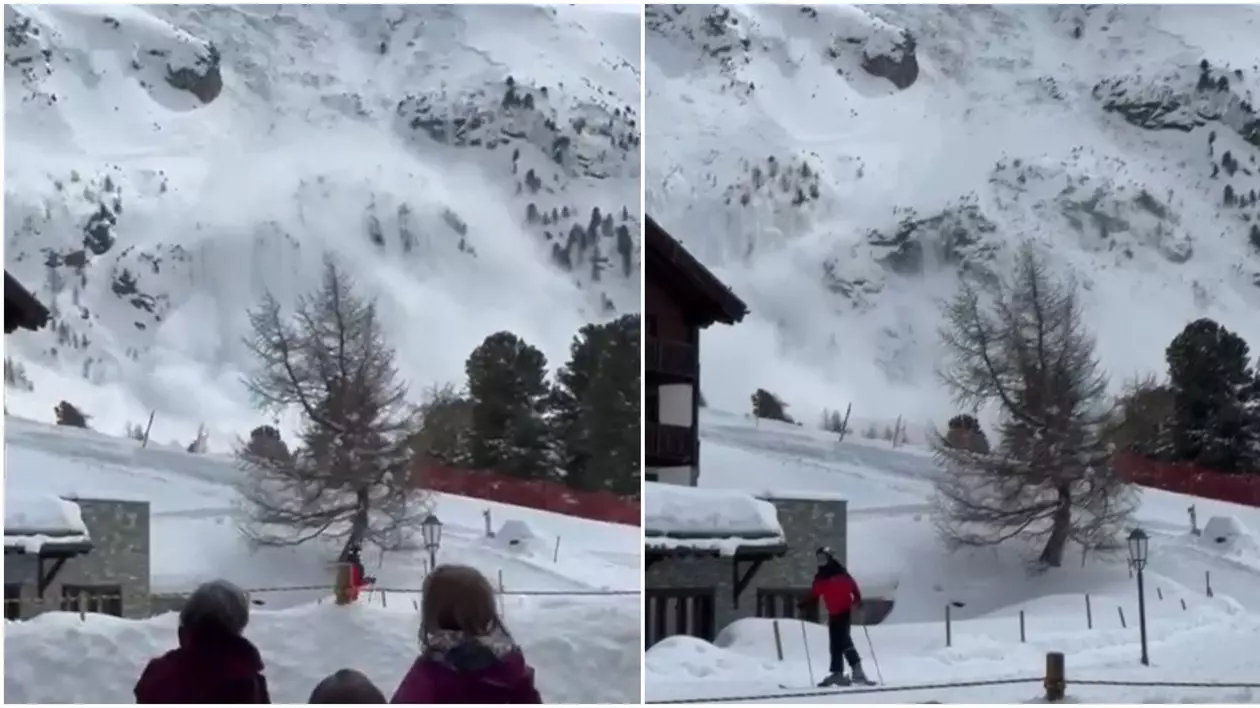 Trei oameni au murit într-o avalanșă în stațiunea elvețiană Zermatt. VIDEO cu momentul în care se produce