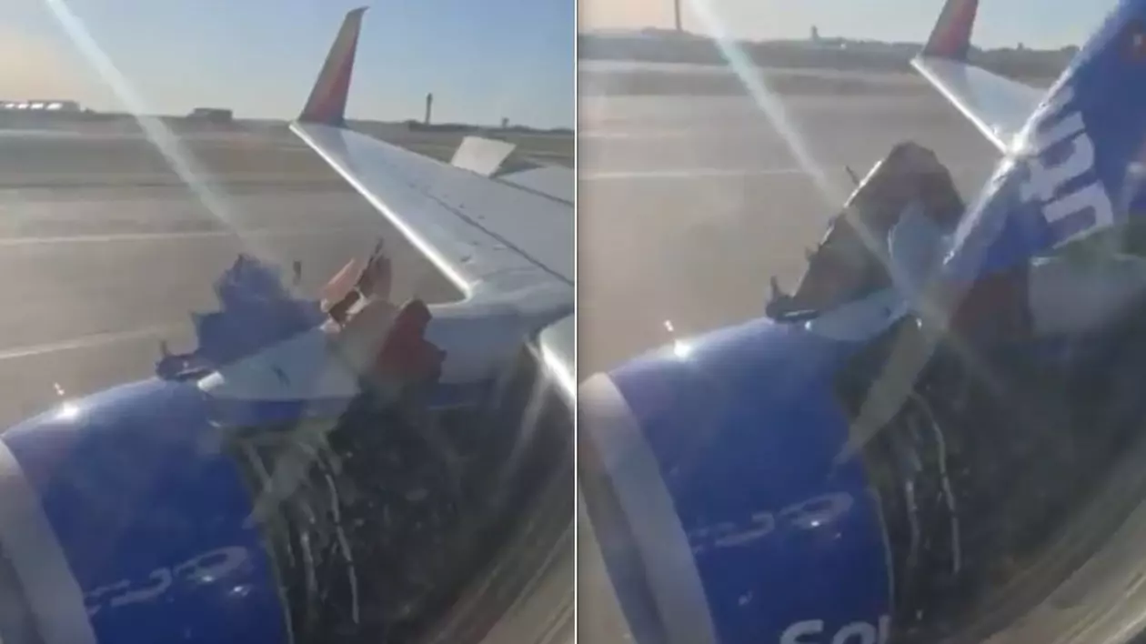 Carcasa motorului unui avion Boeing s-a desprins în timpul decolării de pe un aeroport din SUA