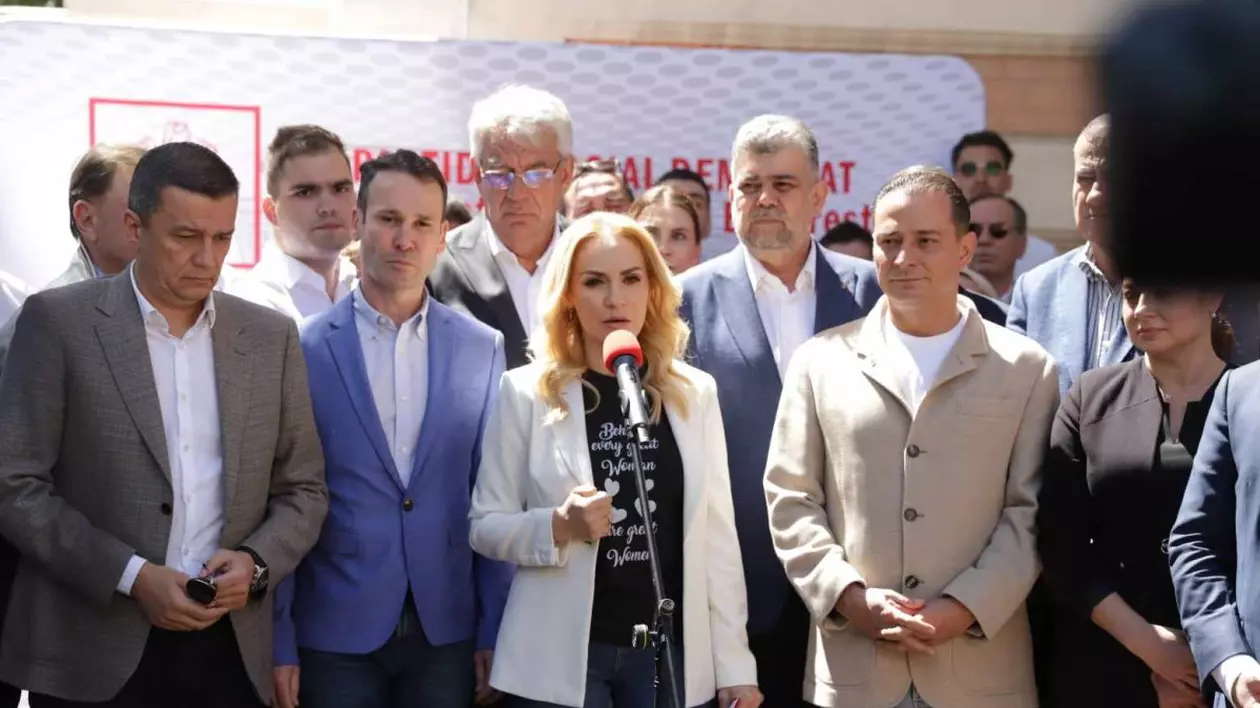 Gabriela Firea și-a depus candidatura pentru Primăria Capitalei. Ciolacu: „Cred că s-au terminat poveştile de supărări între noi”