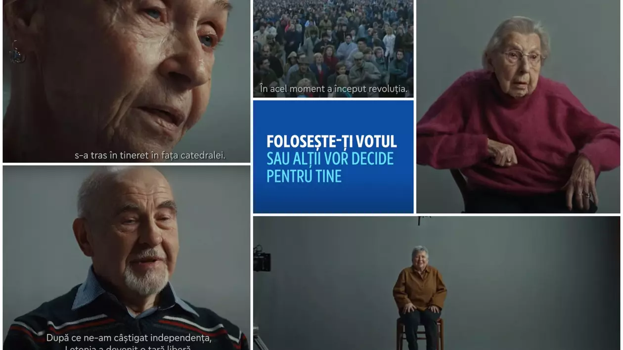 Clipul prin care PE îndeamnă cetățenii UE să voteze. Mesaje de la bătrâni din România, Franța și alte țări, pentru generațiile tinere: „Nu luați democrația ca pe un dat”