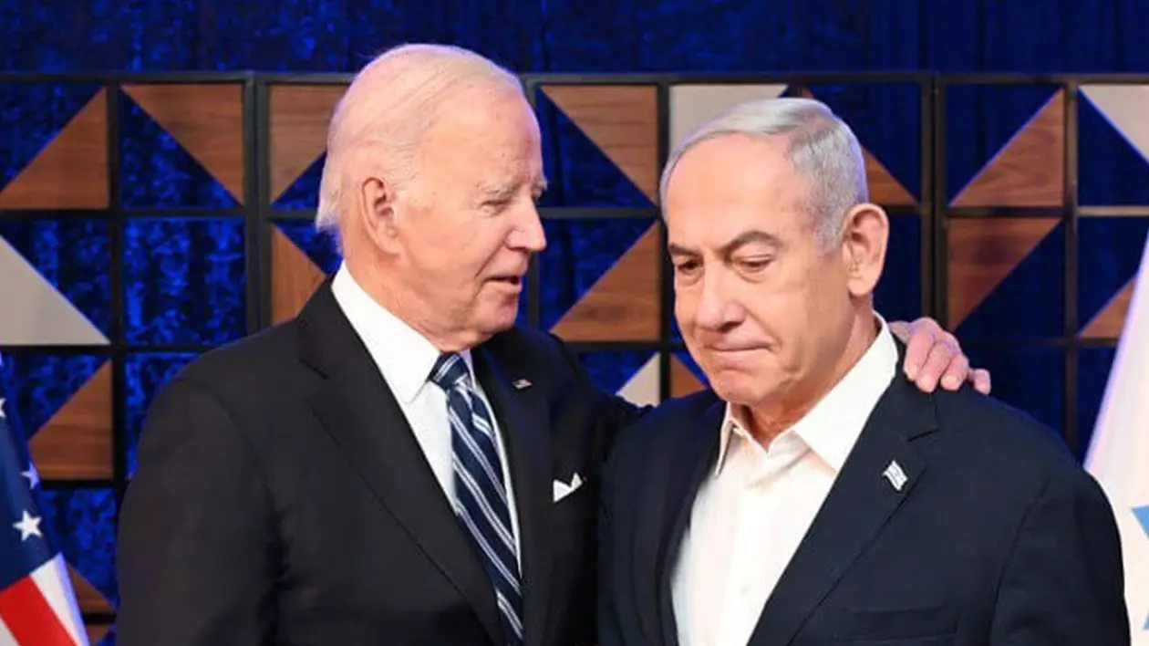 Biden (stânga) și Netanyahu (dreapta) Foto: Hepta