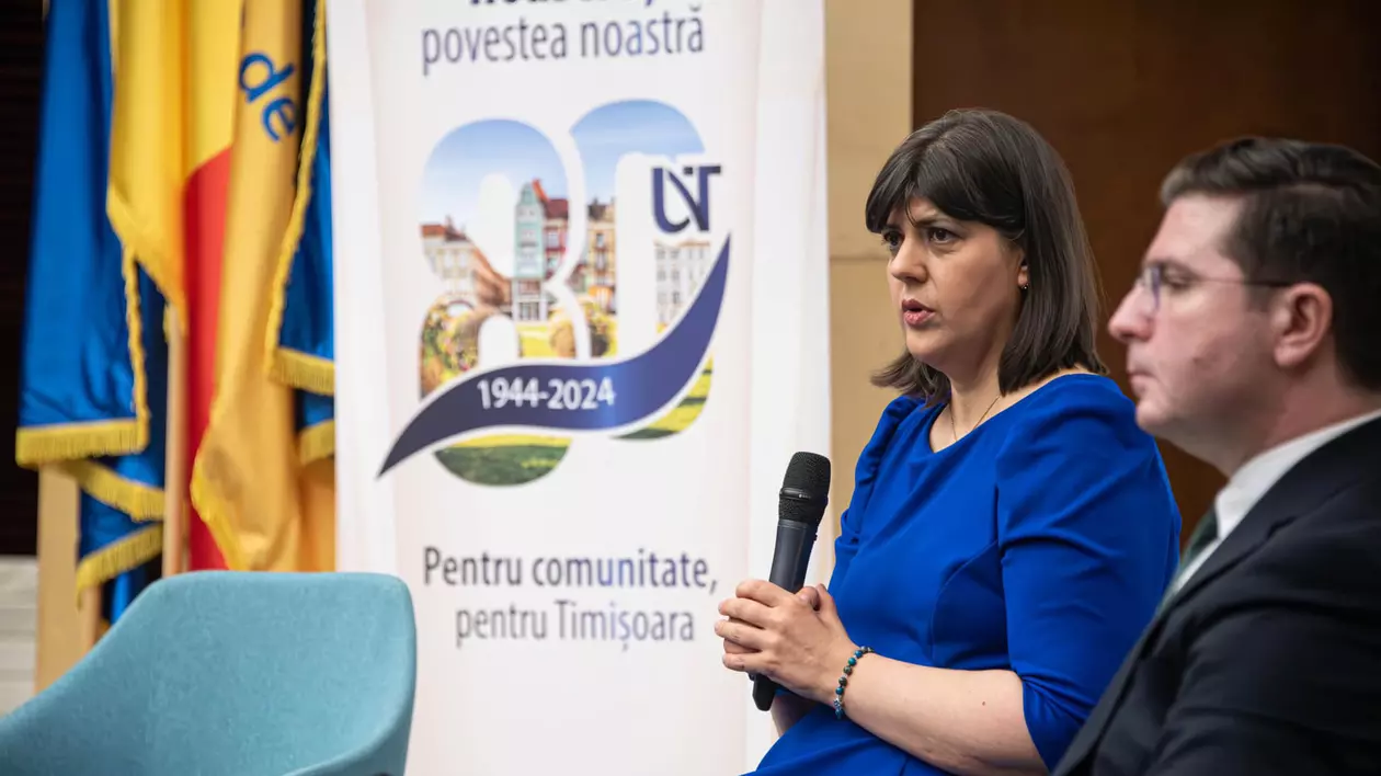 Laura Codruta Kovesi conferinta Universitatea Timisoara