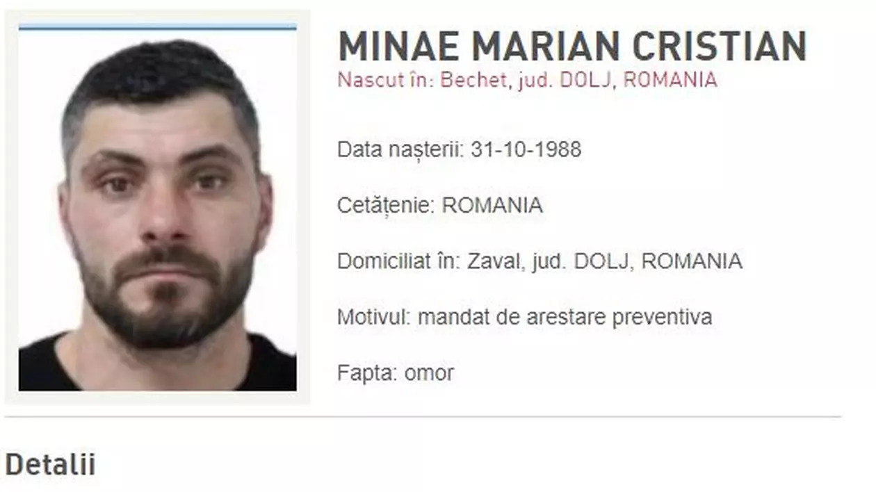 Marian Cristian Minae Foto Poliția Română