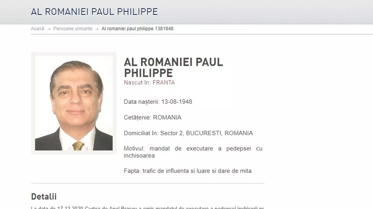 Fugarul Paul al României a făcut o nouă cerere de eliberare pe cauţiune, în Malta. Decizia va fi luată vineri de justiția din insulă