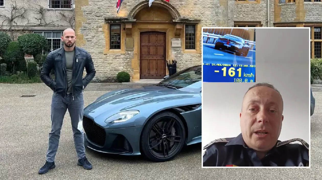 Polițist din Timiș, uimit că Aston Martin-ul condus de Andrew Tate avea „doar” 161 km/h pe autostradă: „Pentru mine e un lucru pozitiv”