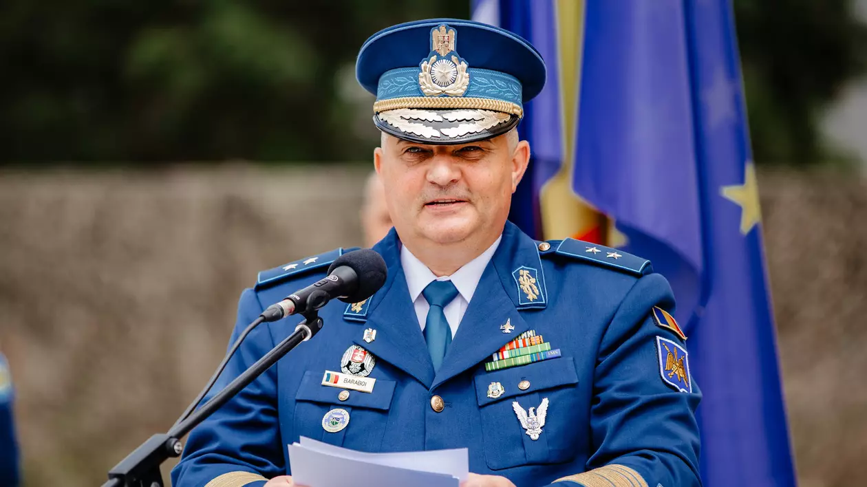 Generalul Leonard-Gabriel Baraboi, învestit noul şef al Forţelor Aeriene Române