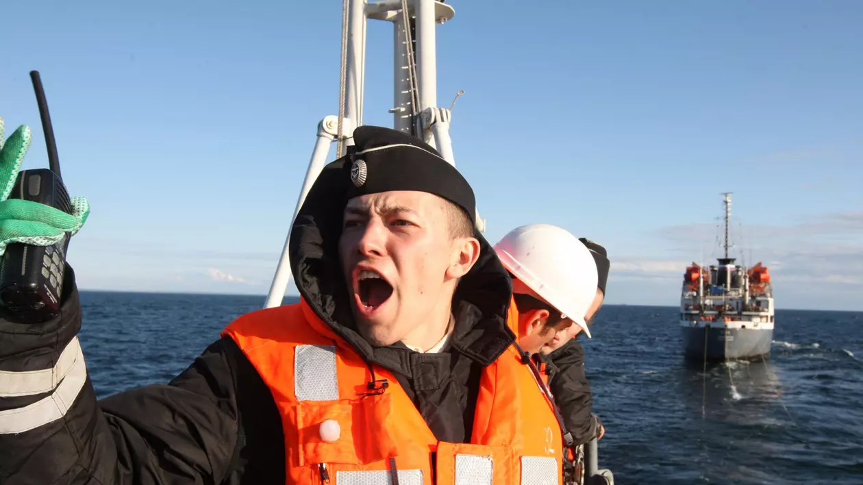 Exercițiu tactic efectuat de ruși în Marea Baltică Foto: Hepta
