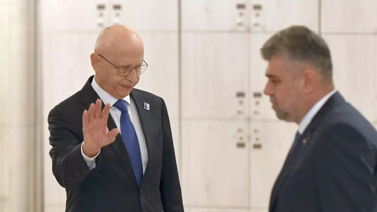 Mircea Geoană și Marcel Ciolacu Foto Hepta