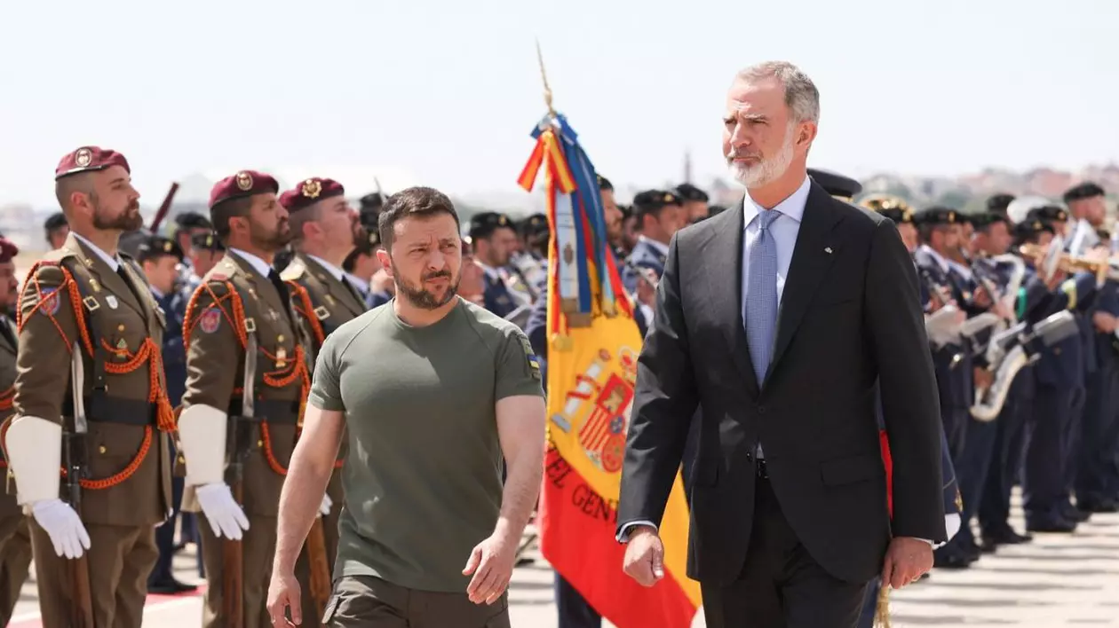 Volodimir Zelenski, în prima vizită oficială în Spania. Ce sprijin poate oferi Madridul Kievului