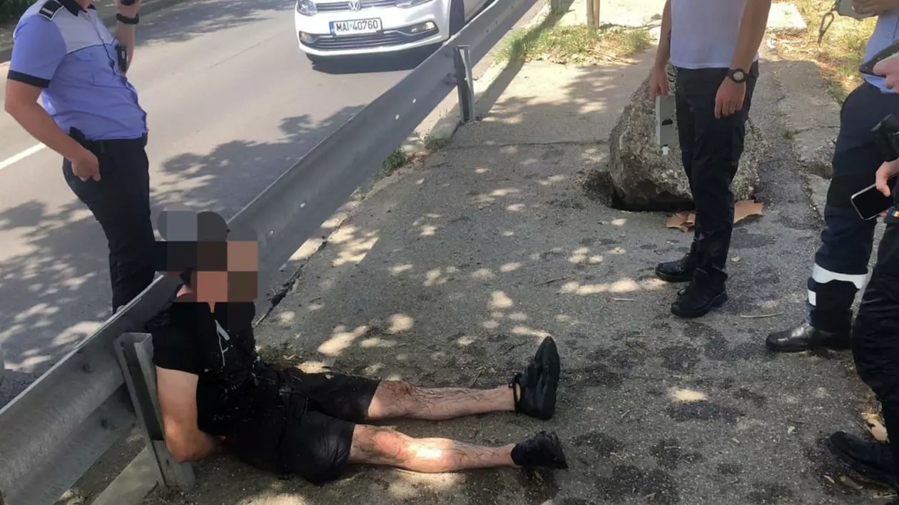 Un șofer băut, urmărit de polițiștii rutieri din București, a sărit în râul Dâmbovița. Ce alcoolemie avea