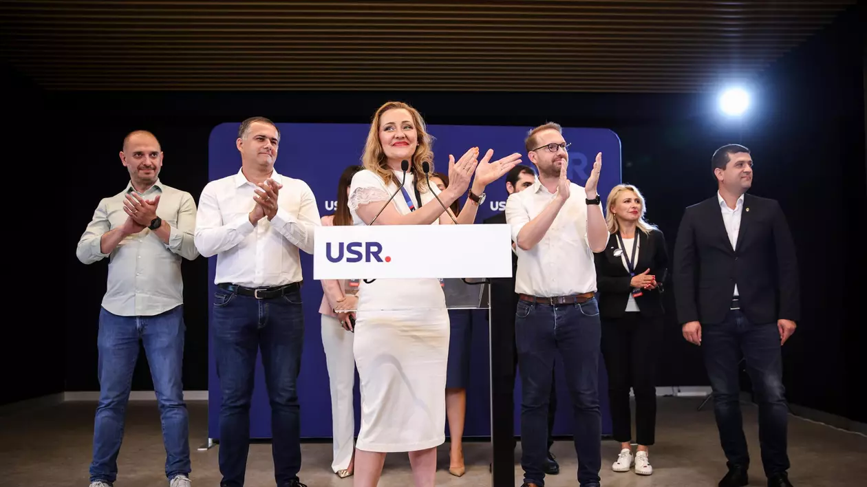 Elena Lasconi a fost desemnată candidata USR pentru președinția României. Foto: USR