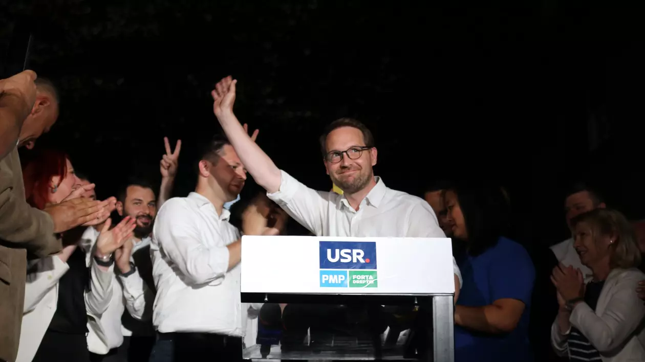 Dominic Fritz beneficiază de un număr mare de delegați FOTO USR