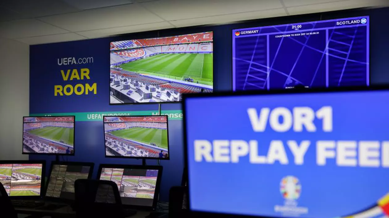 Deciziile VAR de la Euro 2024 vor fi explicate în timp real la stadion şi pentru telespectatori