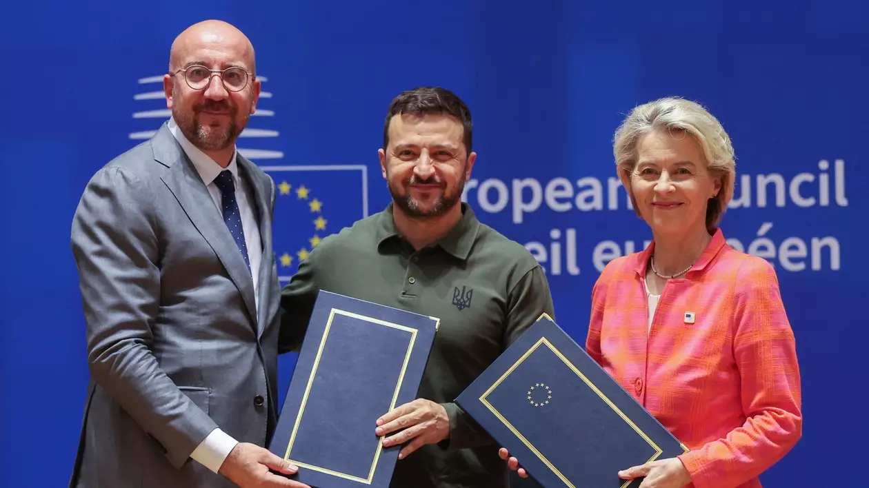 Ucraina și UE au semnat un pact de securitate. Ce prevede acordul