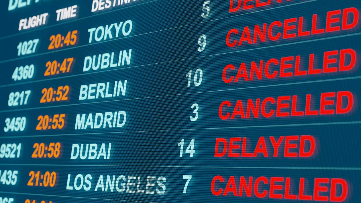 Sute de curse aeriene din Europa au fost afectate de întârzieri, unele chiar anulate, în ultimele zile Foto Shutterstock
