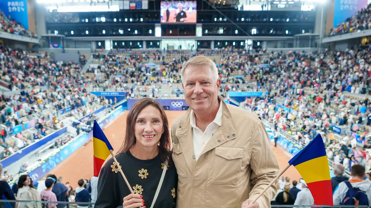 JO 2024. Klaus Iohannis și Carmen Iohannis au asistat la două dintre meciurile sportivilor români 