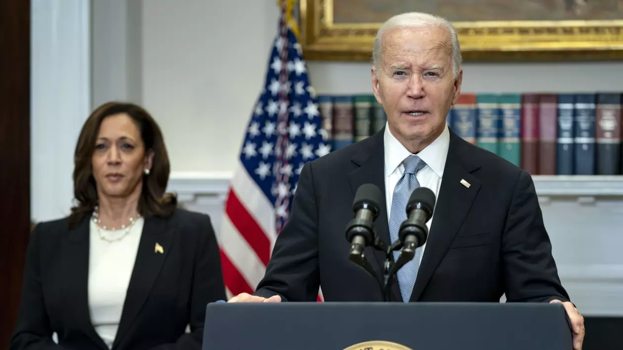 Biden a anunțat că o susține pe Kamala Harris în cursa pentru Casa Albă, imediat după ce a spus că se retrage