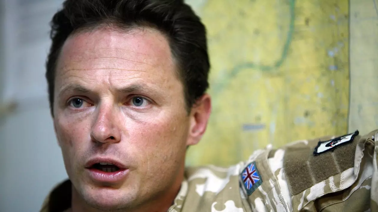 Generalul britanic Sir Roly Walker în 2009, în provincia Helmand din Afganistan Foto: Profimedia