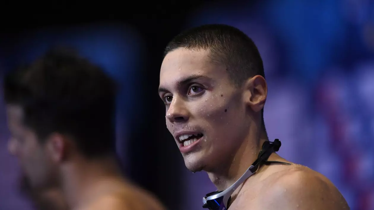 David Popovici, primele declarații după ce s-a calificat în finala la 100 metri liber de la JO 2024
