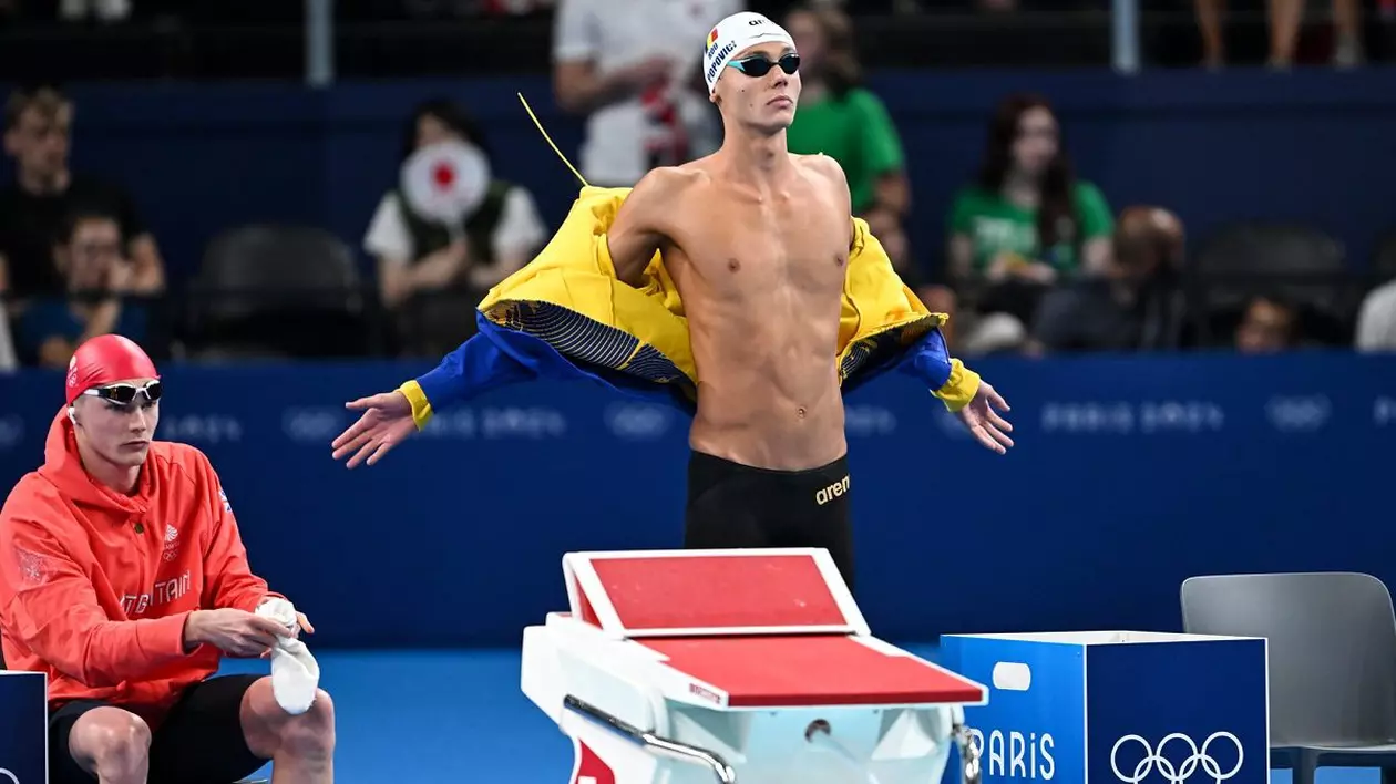 Skinny Legend Popovici. Portretul înotătorului pe care îl admiră rivalii: „A făcut ceva ce nu a făcut cineva în sport de mult timp”