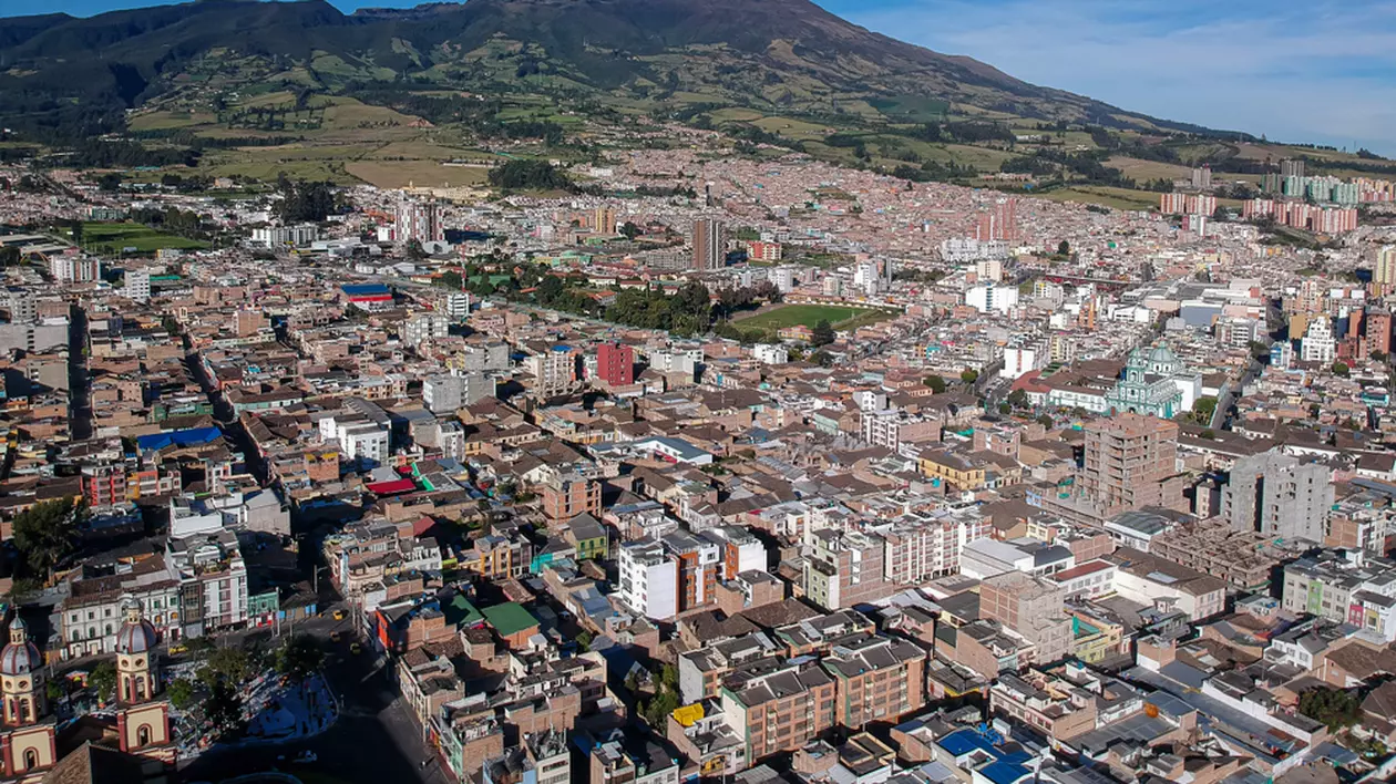 Vulcanul Galeras din Columbia