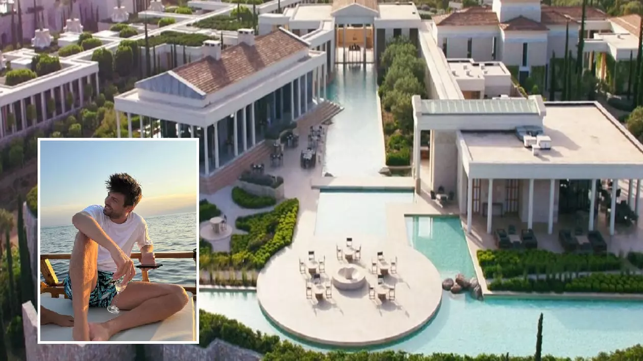 Vila exclusivistă în care Gerard Piqué a petrecut vara, în stațiunea grecească Amanzoe, unde a plătit în jur de 6.000 de euro pe noapte