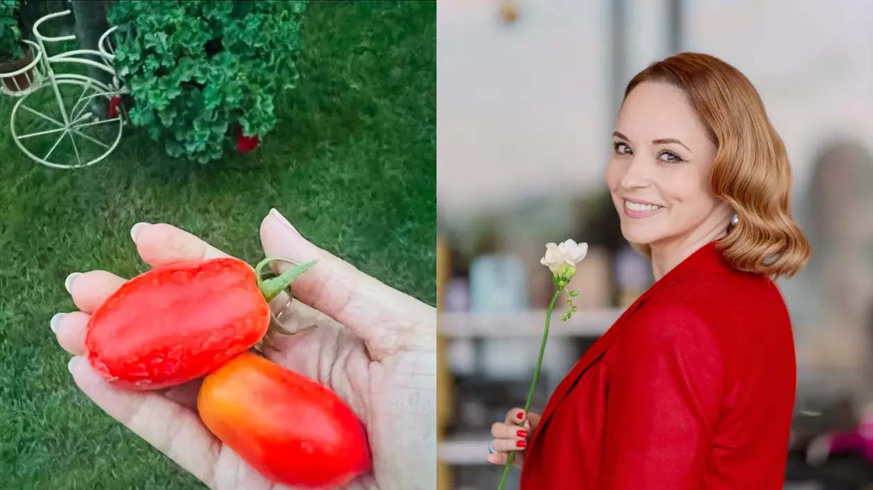 Andreea Marin se laudă cu legumele, fructele și florile din grădina ei: „Crescute fără chimicale, doar cu iubire, grijă, soare și apă”