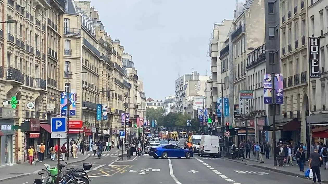 Bătaia cu bâtele a avut loc pe strada Marx Dormoy din Paris, în arondismentul 18. Foto: Le Figaro