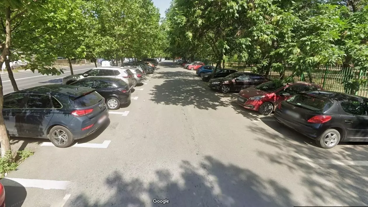 Parcarea din Parcul Pantelimon unde a avut loc accidentul mortal din 28 iulie. Foto: Google Maps