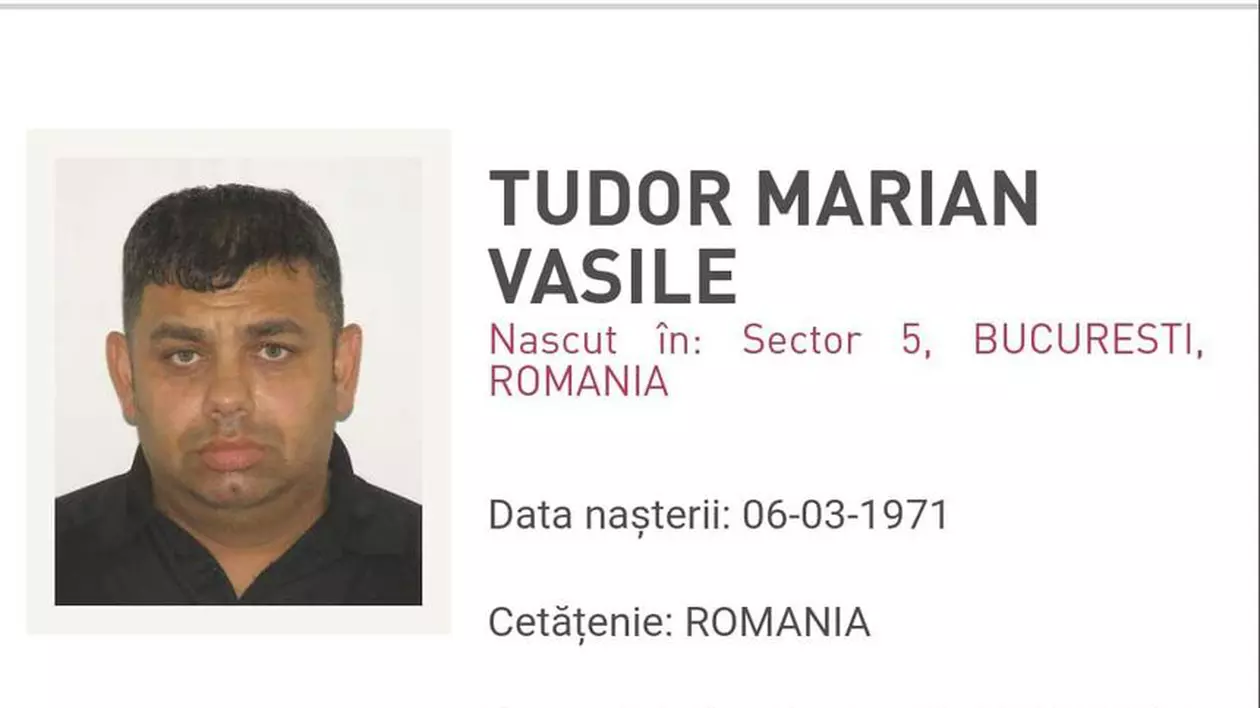 Fugarul „Marușcă”, adus în ţară din Anglia. Tudor Marian Vasile a fost condamnat alături de doi judecători, doi grefieri şi doi avocaţi 