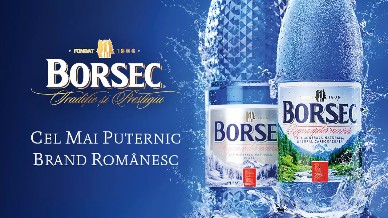 Borsec, votat pentru a zecea oară cel mai puternic brand românesc