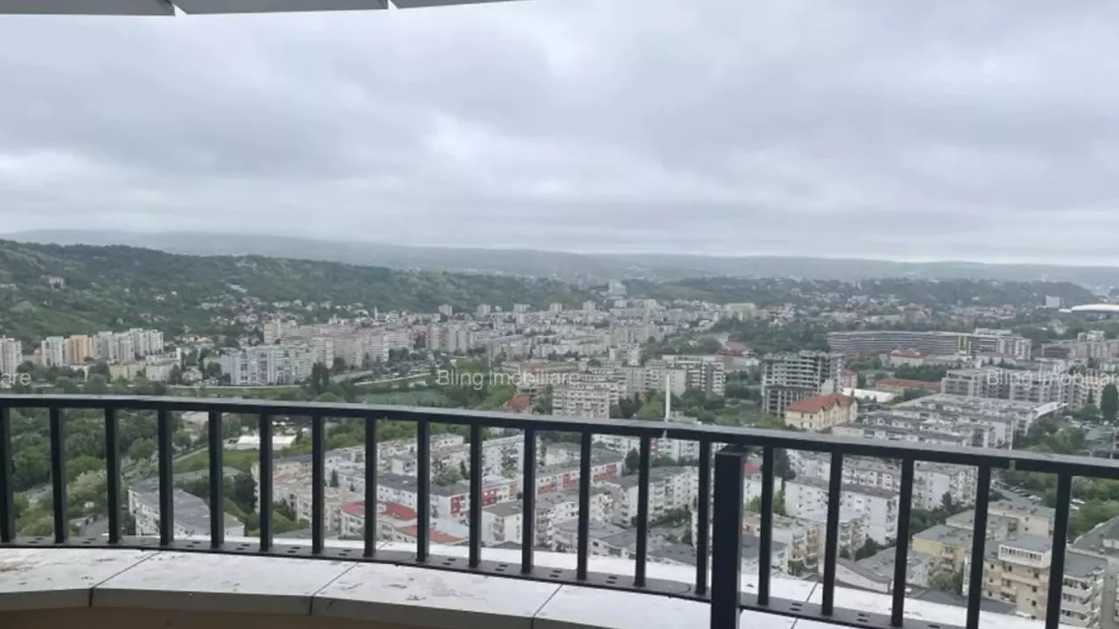 Cel mai înalt bloc din România se află în Cluj Napoca. FOTO: imobiliare.ro