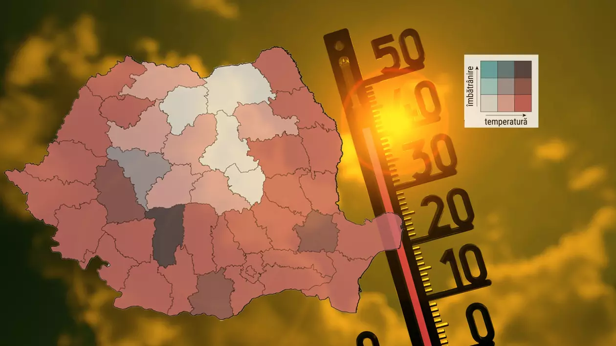 Cum va arăta harta deceselor provocate de temperaturile ridicate, în 2050. Mii de români mor în fiecare an ca urmare a efectelor climei