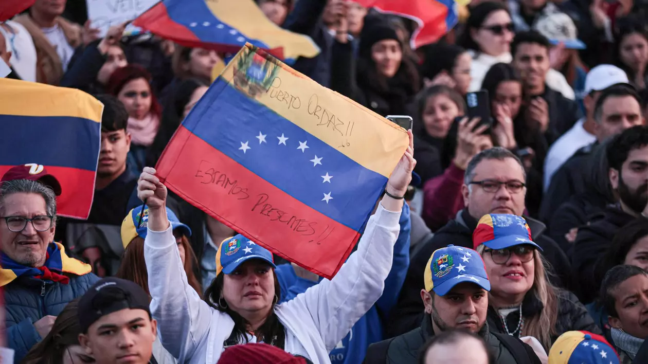 Manifestație la Buenos Aires în semn de sprijin pentru opoziția din Venezuela Foto: Profimedia