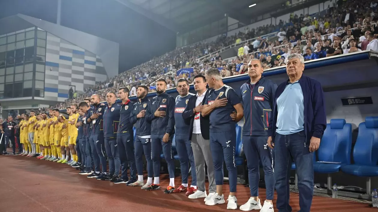 Mircea Lucescu, ședință în vestiar cu „tricolorii” după ce România a făcut instrucție cu Kosovo. „Băi, băieți!” | VIDEO