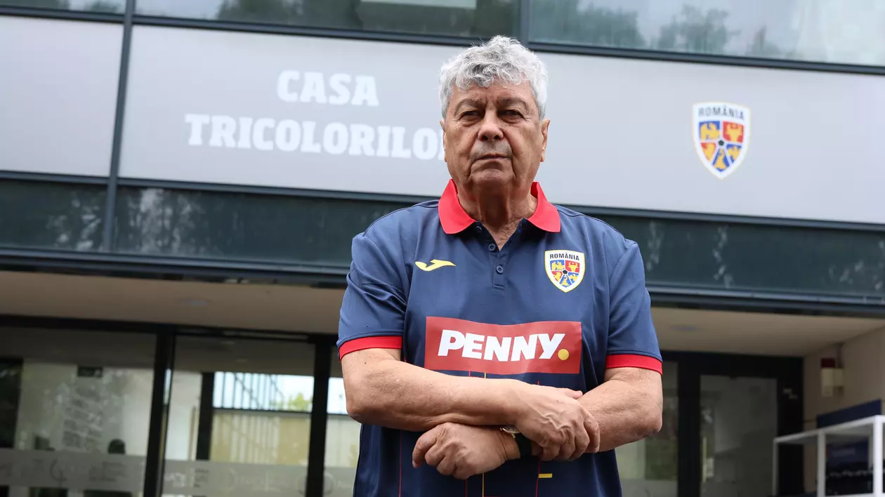 Mircea Lucescu a fost fotografiat pentru prima dată în echipamentul României după aproape 40 de ani. Foto: Facebook Echipa Națională a României