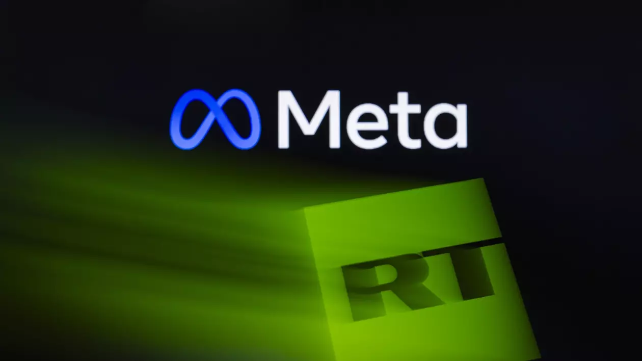 RT și alte rețele controlate de Kremlin, interzise de Meta pe platformele sale