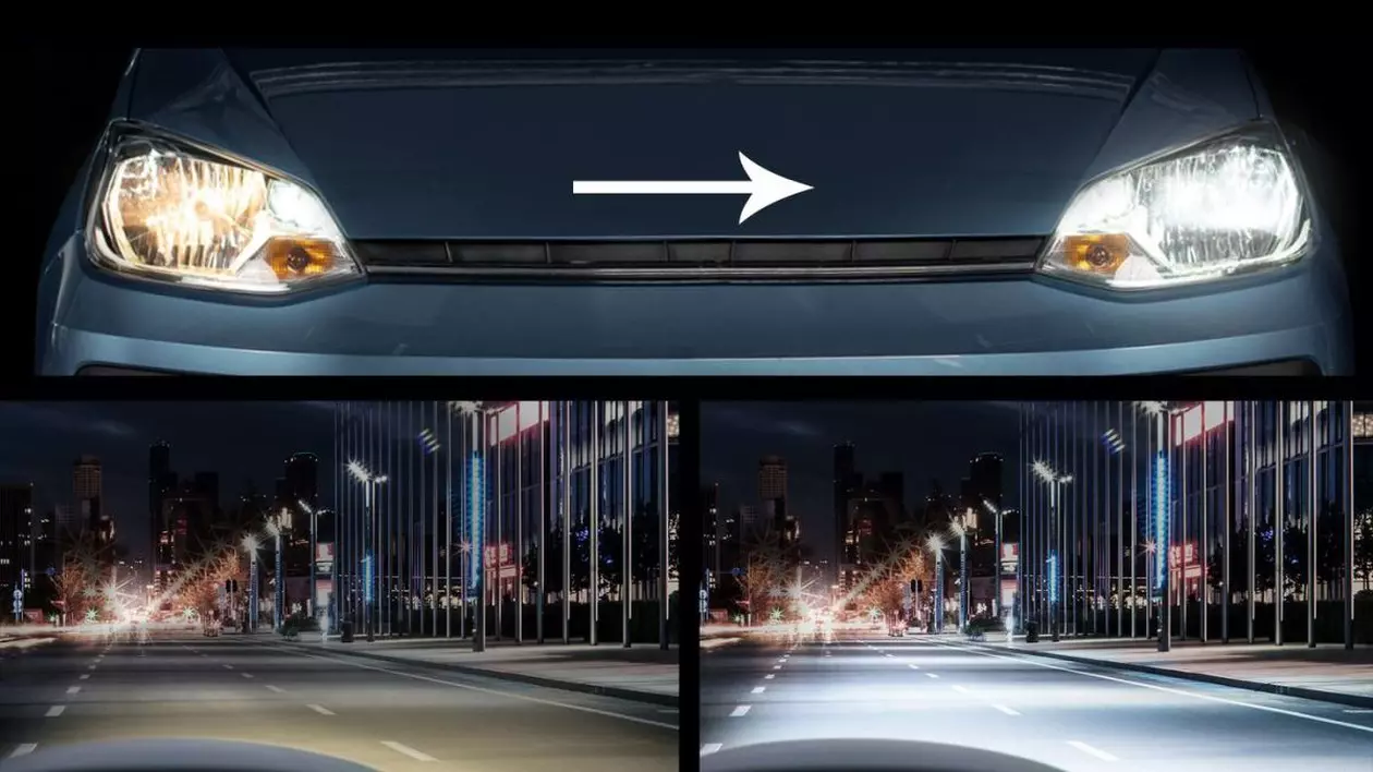 Șoferii români își pot înlocui becurile de la mașină cu unele LED. Anunțul oficial de la Registrul Auto Român