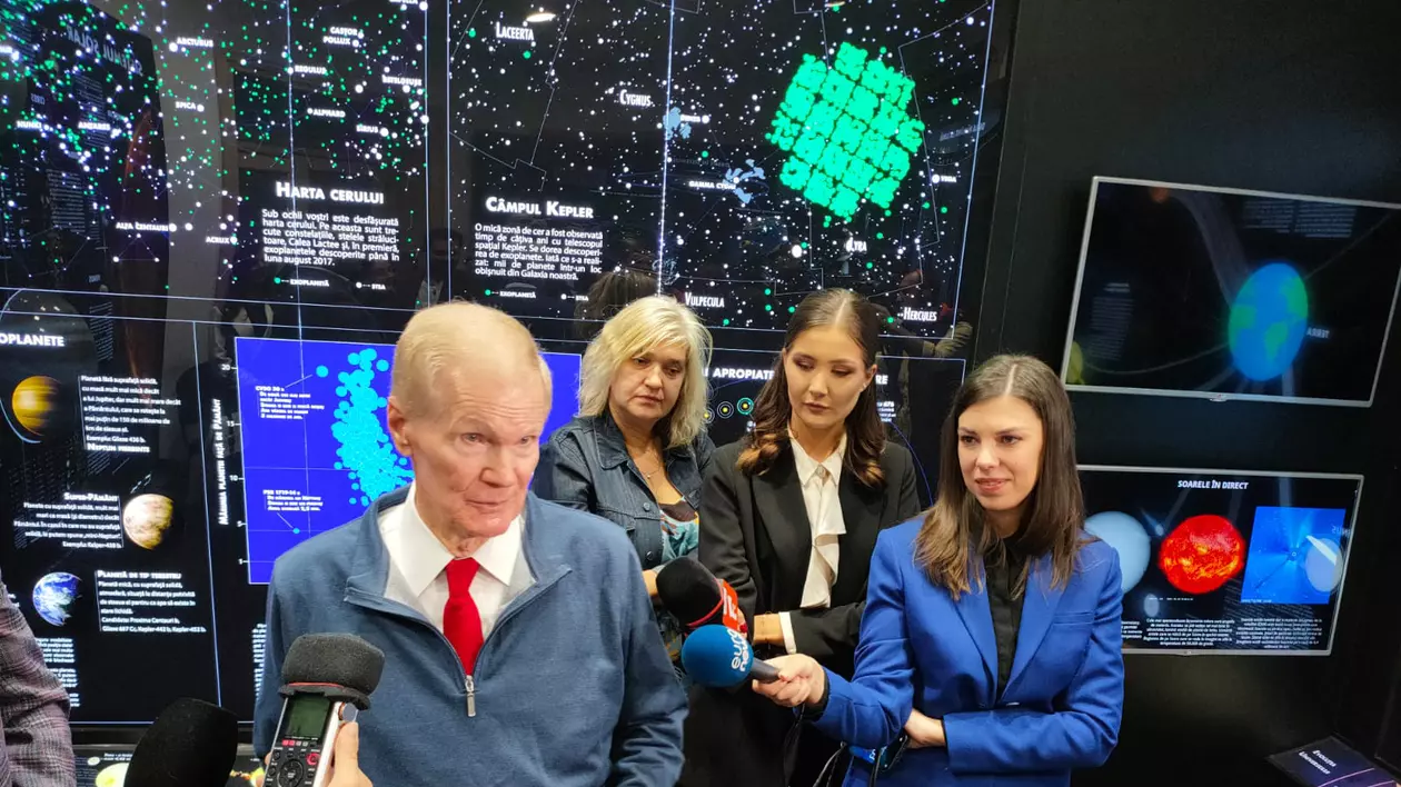 Șeful NASA, prezent în România, avertizează asupra cursei înarmărilor în spațiu. „O bombă nucleară în spatiu este linia roșie pentru SUA”