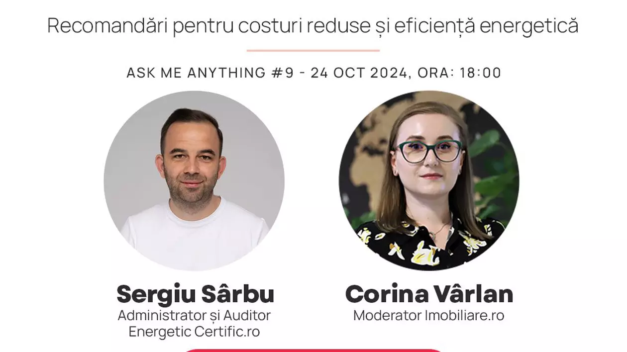 Ți-ai pregătit casa de iarnă? Soluții practice pentru costuri mai mici, într-unwebinar organizat de Imobiliare.ro. Participă și tu!