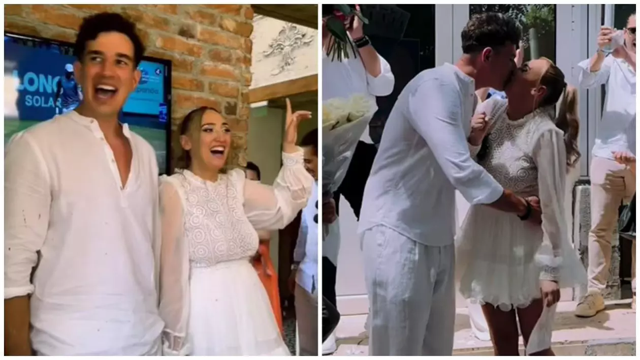 Ilona Brezoianu și Andrei, momente emotionante la nuntă