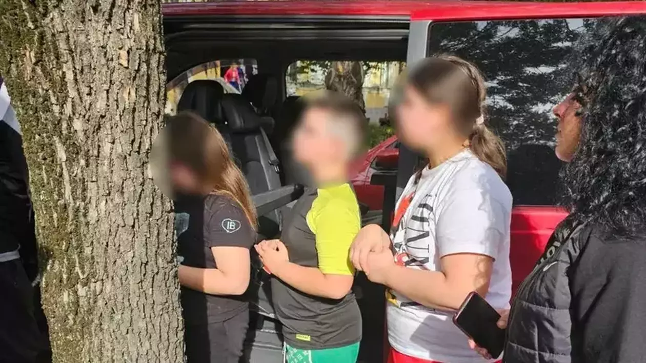 VIDEO Milionarul Adrian Marțian și copiii săi, găsiți de poliție în Serbia. Poliția de Frontieră anchetează cum au ieșit minorii din țară