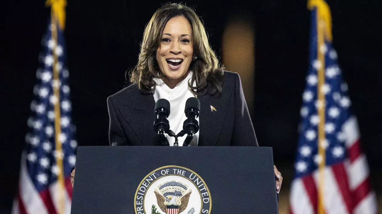 Kamala Harris, la Universitatea Howard în noaptea alegerilor