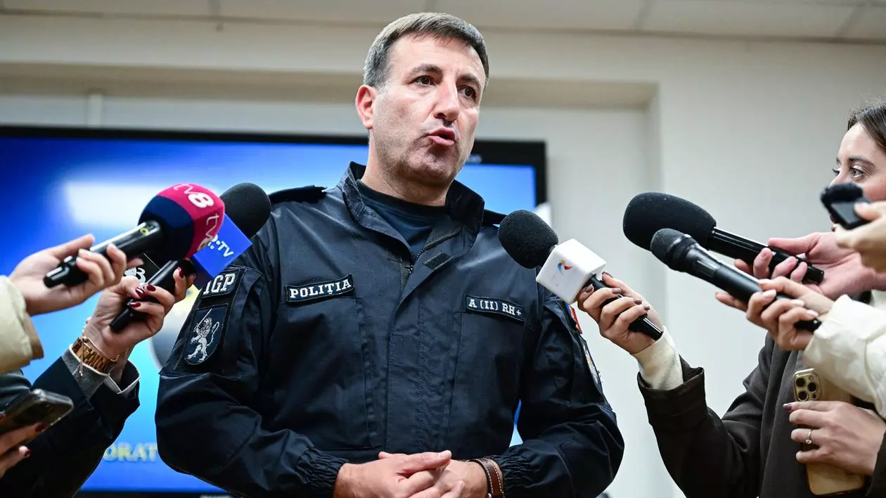 Viorel Cernăuțeanu, șeful Inspectoratului General de Poliție din Rep. Moldova Foto: Profimedia